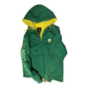 Men’s John Deere zip up hoodie size medium